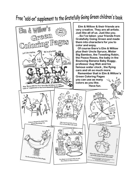 It's FREE! It comes with Gratefully Going GREEN. You don't even have to ask for it.